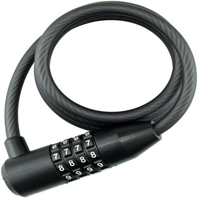 Kryptonite KryptoFlex Bike Lock Cable, 5FT Long 8mm Thick Braided Steel Cable Anti-Theft Security Lock for Outdoor Equipment, Combination/Key Bike Lock