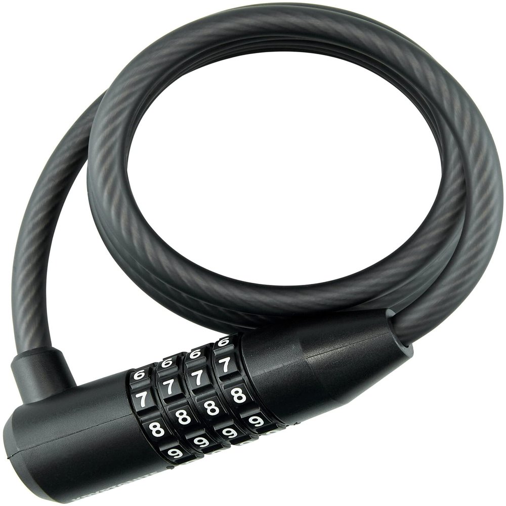 Kryptonite KryptoFlex Bike Lock Cable, 5FT Long 8mm Thick Braided Steel Cable Anti-Theft Security Lock for Outdoor Equipment, Combination/Key Bike Lock