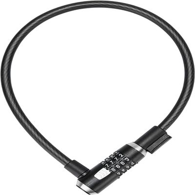 Kryptonite KryptoFlex Bike Lock Cable, 2FT/6FT/10FT Long 12mm Thick Heavy Duty Braided Steel Cable Anti-Theft Security Lock for Outdoor Equipment, Combination/Key Bike Lock
