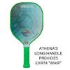 Third Shot Drop Custom Pickleball Paddle | Athena Model | Core: Polymer/Face: Composite (Whip and Power) | USAPA Approved view 2