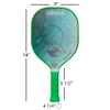 Third Shot Drop Custom Pickleball Paddle | Athena Model | Core: Polymer/Face: Composite (Whip and Power) | USAPA Approved view 3