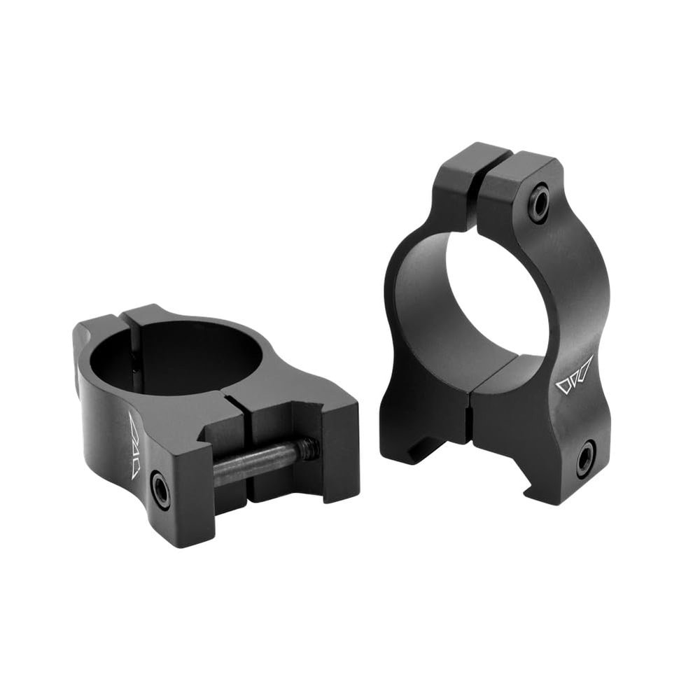 Vapor 1 inch, Medium Matte Black, Scope Optic Rings