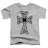 St. Patrick's Day Knotted Celtic Cross Unisex Toddler T Shirt for Boys and Girls, Large (4T) Athletic Heather view 1