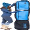 Element Equipment Wheeled Padded Snowboard Bag Ultimate Double - Premium High End Double Roller Travel Bag 157 Blue Ripstop view 2