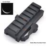 Trirock Quick Detach Tactical 7 Slots Picatinny Riser Scope Lever Mount Base Adapter fits 20mm Rails - Black view 2