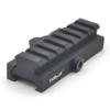 Trirock Quick Detach Tactical 7 Slots Picatinny Riser Scope Lever Mount Base Adapter fits 20mm Rails - Black view 3