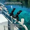 Hitorhike Fishing Rod Holder Universal Fit Kit with Mount Allows for 360-degree Adjustment Kayak Fishing Boat Powerlock Rod Holder (Fishing Rod Holder x2+Round&Square Rail Mount x2) view 4