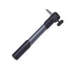 BBB Cycling WindRush S Bike Minipump | Hand Pump with DualHead 3.0 Universal for Presta Dunlop and Schrader | BMP-55 | Grey, 250 mm