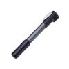 BBB Cycling WindRush S Bike Minipump | Hand Pump with DualHead 3.0 Universal for Presta Dunlop and Schrader | BMP-55 | Grey, 250 mm view 3
