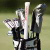 Craftsman Golf Crocodile Pattern Leather Cool Alignment Stick Cover Case Holder Grip Cover Golf Accessory(Custom White) view 2