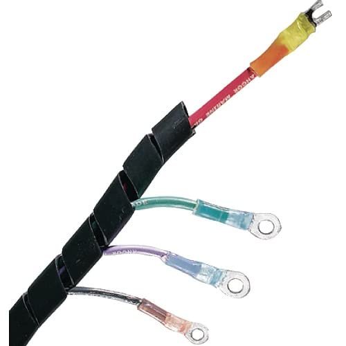 Ancor Spiral Wrap-black 1in X 100ft 452905