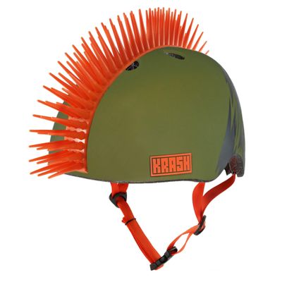 Krash! Green Slash Mohawk Youth 8+ Helmet