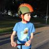 Krash! Green Slash Mohawk Youth 8+ Helmet view 4