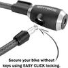 Kryptonite KryptoFlex Bike Lock Cable, 2FT/6FT/10FT Long 12mm Thick Heavy Duty Braided Steel Cable Anti-Theft Security Lock for Outdoor Equipment, Combination/Key Bike Lock view 3