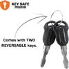 Kryptonite KryptoFlex Bike Lock Cable, 2FT/6FT/10FT Long 12mm Thick Heavy Duty Braided Steel Cable Anti-Theft Security Lock for Outdoor Equipment, Combination/Key Bike Lock view 4