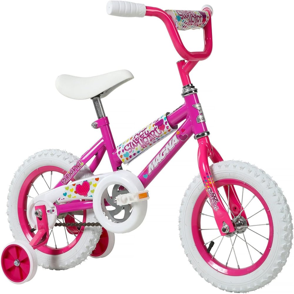 Dynacraft Magna Sweetheart 12" Children's Bike Fun and Colorful Design, Sturdy and Durable, Perfect for Kids Learning to Ride, Easy to Assemble, Ideal for Young Riders