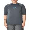 Kanu Surf Men's Mercury UPF 50+ Short Sleeve Sun Protective Rashguard Swim Shirt, Nova Charcoal, X-Large view 3
