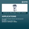 Marine Tech Tools Evinrude E-TEC G2 Lifting Adapter 357667 (AMT0070), Evinrude Outboard Lifting Tool, Threads on Evinrude E-TEC G2 Flywheels, Fits Universal Outboard Lifting Ring (AMT0022) view 3
