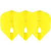 LSTYLE Dart Flights - L3 PRO KAMI Shape - Yellow | Set of 3 | for Soft & Steel Tip Darts view 1