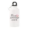 Elvoes Sports Water Bottles Best Pulmonologist Water Bottle BPA Free Stainless Steel Bottle with Cap Wild Mouth Pulmonologist Gifts Great for Sport Home Travel Outdoors (400ml/17oz) view 1