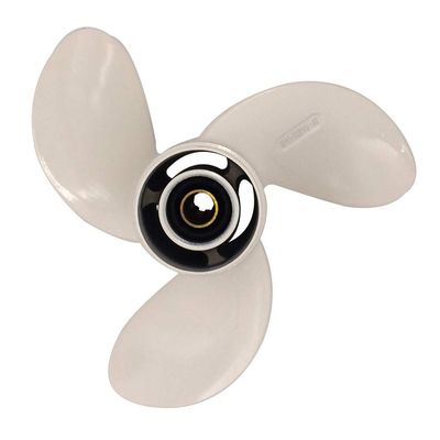 ARKDOZA Diameter 8.5 Inches,7 Spline Tooth,Aluminum Propeller 6HP 8HP 9.9HP for Yamaha Outboard Motor Engine Pressed in Rubber Hub 8-1/2x7-1/2