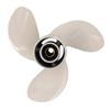 ARKDOZA Diameter 8.5 Inches,7 Spline Tooth,Aluminum Propeller 6HP 8HP 9.9HP for Yamaha Outboard Motor Engine Pressed in Rubber Hub 8-1/2x7-1/2 view 1