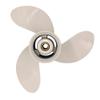 ARKDOZA Diameter 8.5 Inches,7 Spline Tooth,Aluminum Propeller 6HP 8HP 9.9HP for Yamaha Outboard Motor Engine Pressed in Rubber Hub 8-1/2x7-1/2 view 2