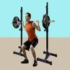 Apollo Athletics Multi-Function Integral Squat Rack Exercise Stand view 2