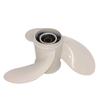ARKDOZA Diameter 8.5 Inches,7 Spline Tooth,Aluminum Propeller 6HP 8HP 9.9HP for Yamaha Outboard Motor Engine Pressed in Rubber Hub 8-1/2x8-1/2 view 4