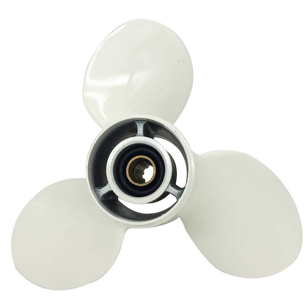 ARKDOZA 9.9-15hp 3 Blades 9.25 Inches Aluminum Propeller for Yamaha F9.9/F15/F20/9.9hp/15hp Outboard Motor 9-1/4x9-3/4