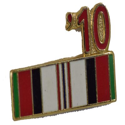 2010 AFGHANISTAN PIN OR HAT PIN - Size 7/8" - VETERAN OWNED BUSINESS