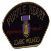 AFGHANISTAN PURPLE HEART COMBAT WOUNDED PIN OR HAT PIN - Size 1-1/8" - VETERAN OWNED BUSINESS view 1