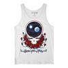 Liquid Blue unisex adult Grateful Dead Space Face White Tank Top T Shirt, White, Medium US view 1