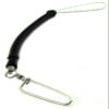 SPEARFISHING WORLD 3/8" Bungee/Shock Cord for Speargun Shooting Line with Stainless Steel Swivel Snapclip or Pigtail (Snapclip 4-Pack) view 1