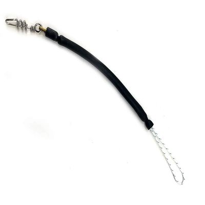 SPEARFISHING WORLD 3/8" Bungee/Shockcord for Speargun Shooting Line with Swivel Snapclip or Pigtail (Pigtail 2-Pack)