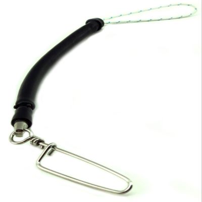 SPEARFISHING WORLD 3/8" Bungee/Shock Cord for Speargun Shooting Line with Stainless Steel Swivel Snapclip or Pigtail (Snapclip 2-Pack)