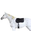 Professional Equine Horse Neoprene Padded Anti-Slip Breathable Black Bareback Saddle Pad 39194BK view 3