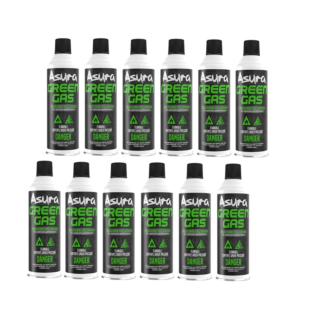 Asura Power Green Gas G-1000 (12 Pack)