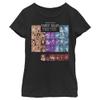 Fifth Sun Disney Princess Table Girl's Solid Crew Tee, Black, X-Large view 1