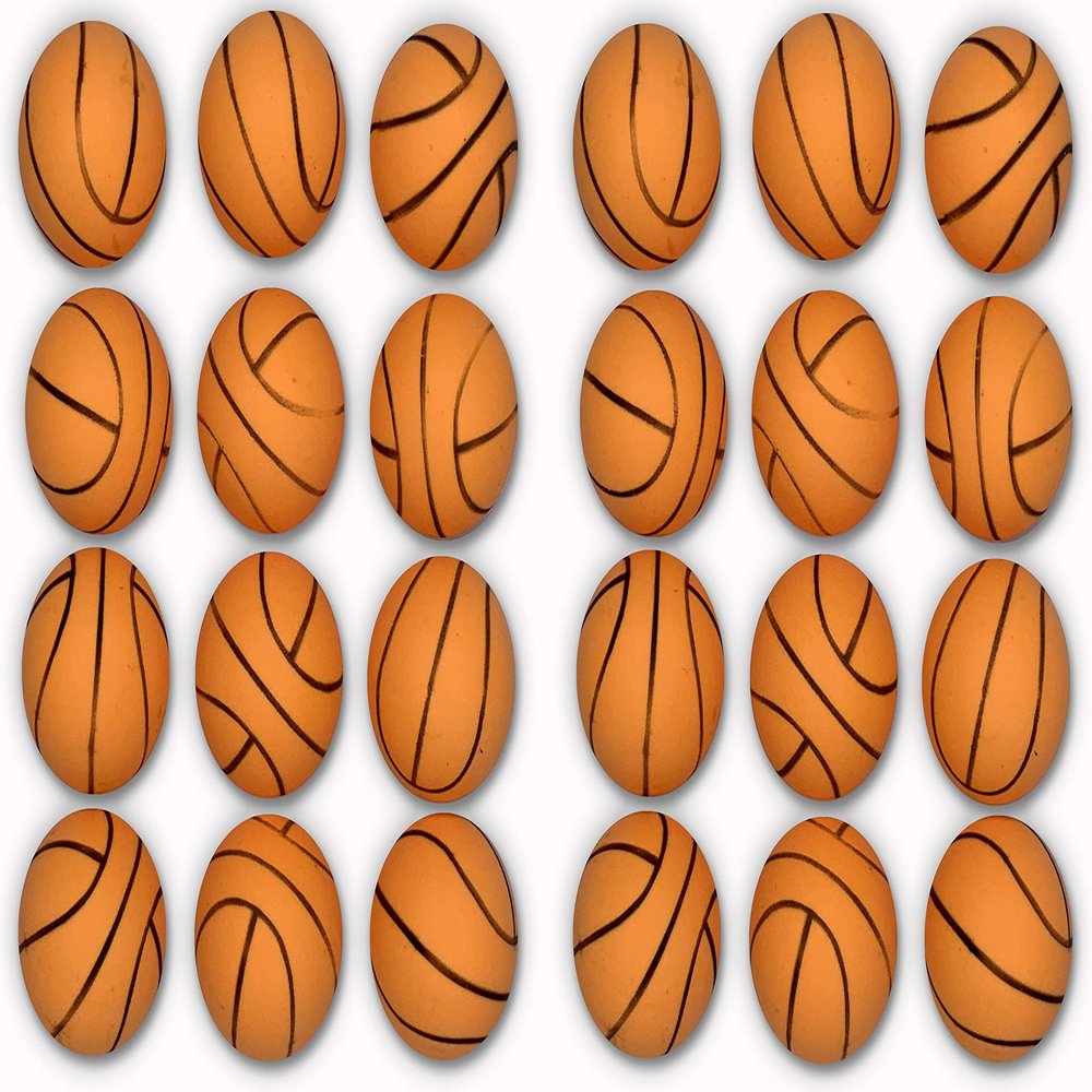 Tiger Tail Sports Recreational-Quality (1-Star, 40mm) Ping Pong Balls (Basketball, 24-Pack)