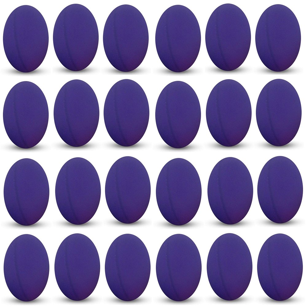 Tiger Tail Sports Recreational-Quality (1-Star, 40mm) Ping Pong Balls (Purple, 24-Pack)