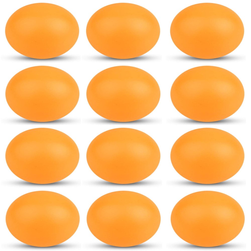 Tiger Tail Sports Recreational-Quality (1-Star, 40mm) Ping Pong Balls (Orange, 12-Pack)