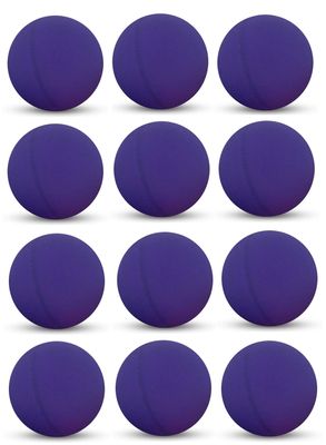 Tiger Tail Sports Recreational-Quality (1-Star, 40mm) Ping Pong Balls (Purple, 12-Pack)