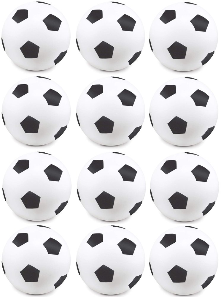 Tiger Tail Sports Recreational-Quality (1-Star, 40mm) Ping Pong Balls (Soccer, 12-Pack)