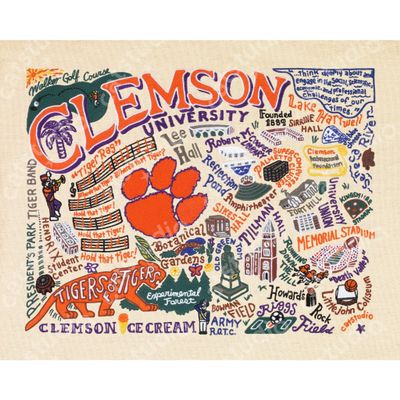 catstudio Clemson University Collegiate Fine Art Print | 12"x16"