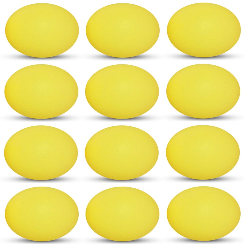 Tiger Tail Sports Recreational-Quality (1-Star, 40mm) Ping Pong Balls (Yellow, 12-Pack)