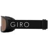 Giro Women's and Youth Moxie Ski and Snowboard Goggles - Black Core Light Strap with Amber Gold/Yellow Lenses view 2