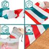 SUN CUBE Microfiber Beach Towel, Quick Dry Sand Free Beach Towel, Lightweight Compact Travel Swim Towel for Pool, Camping, Sand Resistant Packable Adult Towel - Red 60x30 Inches view 4
