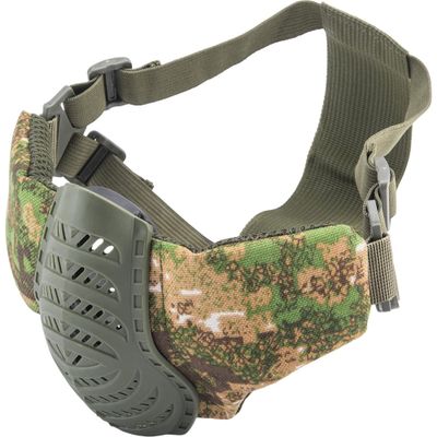 Evike Airsoft - Matrix Low Profile Tactical Padded Lower Half Face Face Pro (Color: Pencott Greenzone)