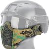Evike Airsoft - Matrix Low Profile Iron Face Padded Lower Half Face Face Pro (Color: Digital Woodland) view 1
